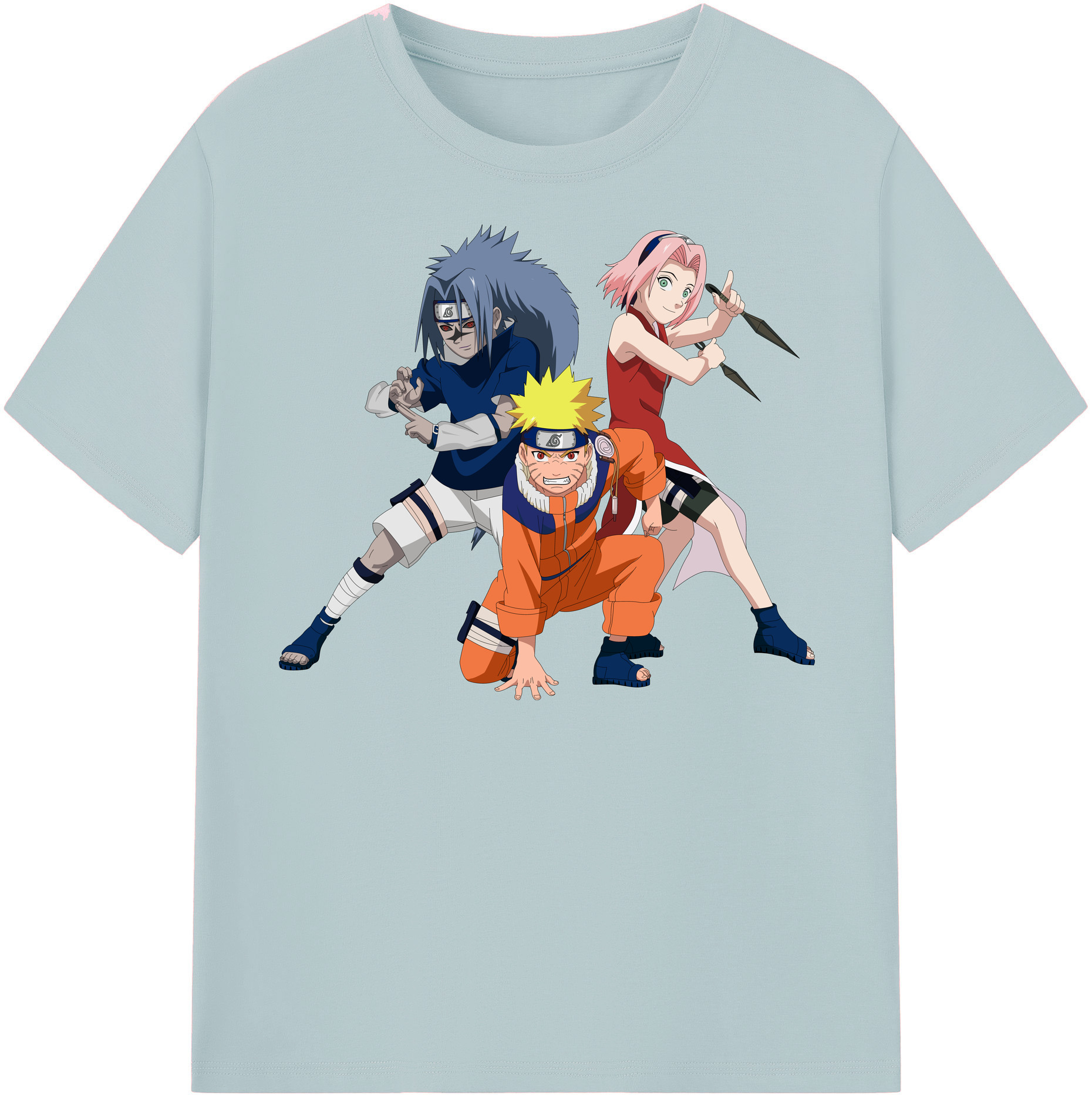 （画像用） NARUTO -ナルト- うずまき ナルト Uzumaki Naruto 綿100％半袖Tシャツ（フロントプリント）